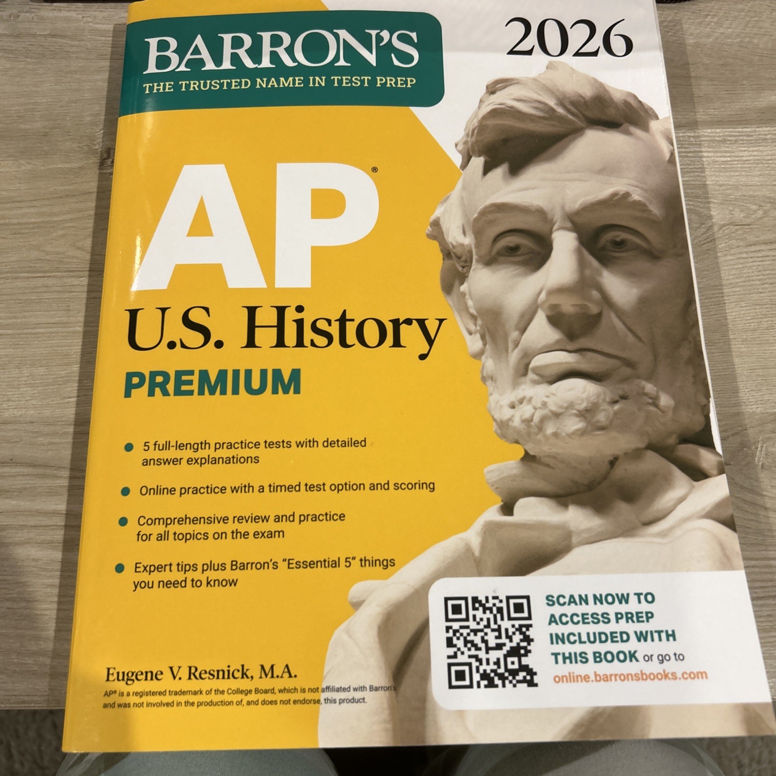 Barron&rsquo;s AP Prep: AP U. S. History Premium, 2026: Prep Book with 5 Practice Exam