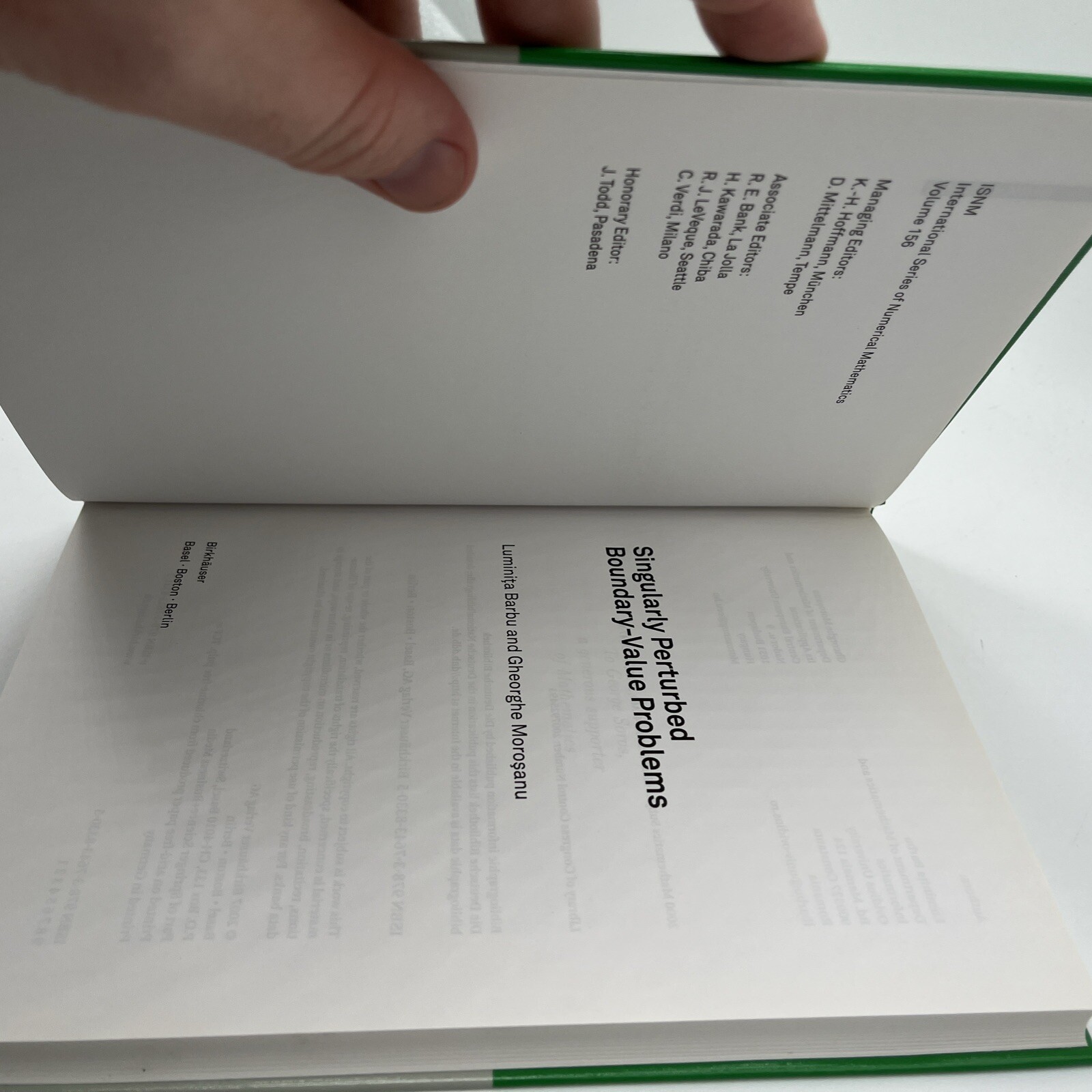Singularly Perturbed Boundary-Value Problems by Gheorghe Morosanu (English) Hard