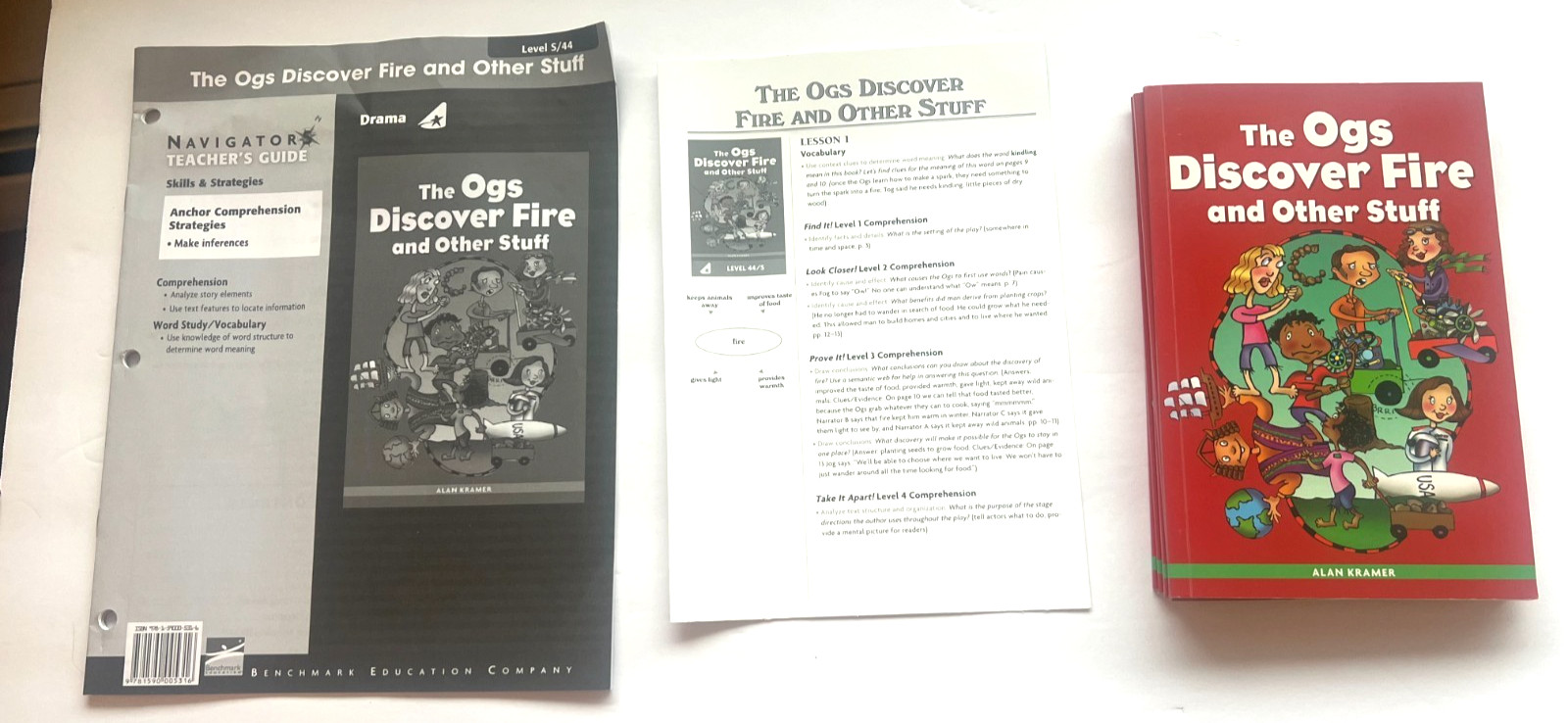 The Ogs Discover Fire and Other Stuff – 6 Student Books + Teacher’s Guide Set