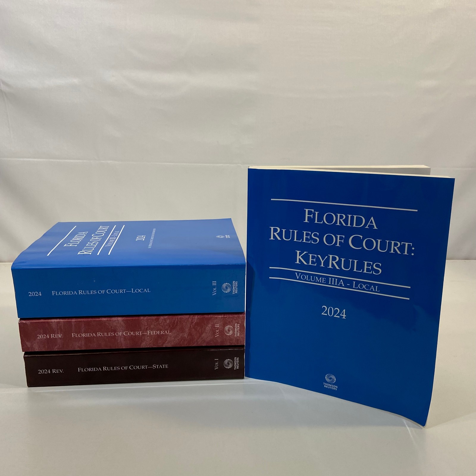 Florida Rules of Court 2024 4 Book Lot Thomson Reuters Local Federal State TPB