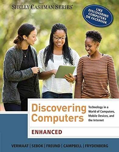 Enhanced Discovering Computers (Shelly – Paperback, by Vermaat Misty – Very Good