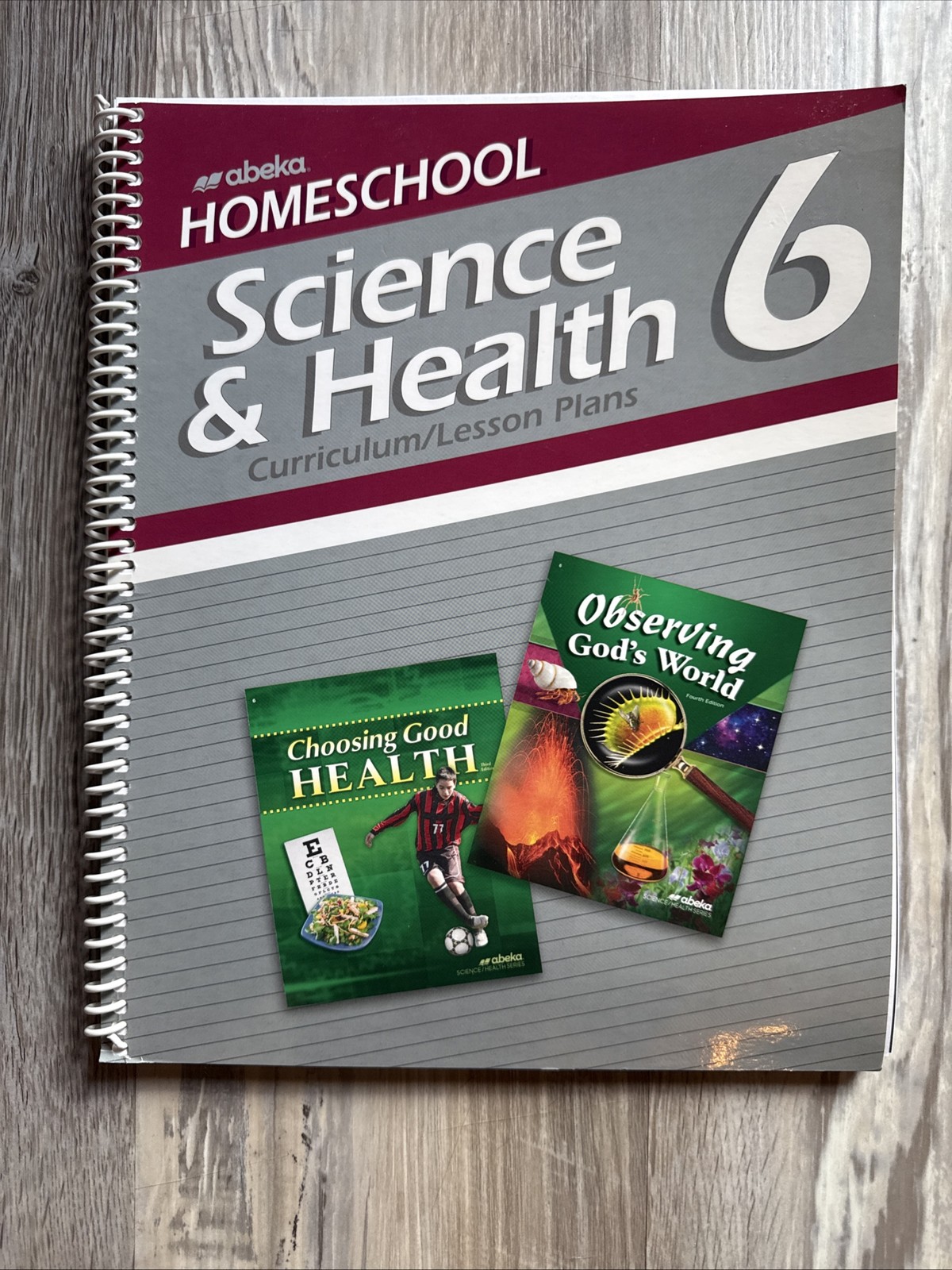 NEW- Abeka 6th Science & Health Complete Parent Kit Lesson Plans, Keys & Charts