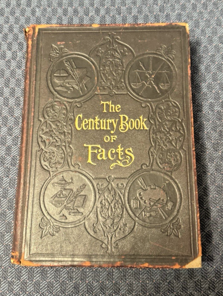 Antique Handbook of Ready Reference; The Century Book of Facts; 1905; Good cond.