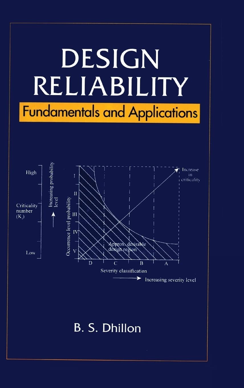 Design Reliability: Fundamentals and Applications – hardcover Dhillon, B.S.