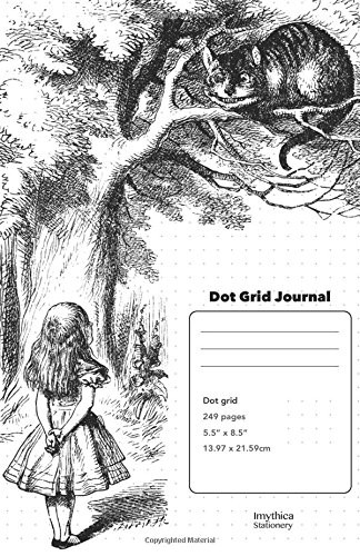 ALICE IN WONDERLAND DOT GRID JOURNAL By Imythica Stationery **BRAND NEW**