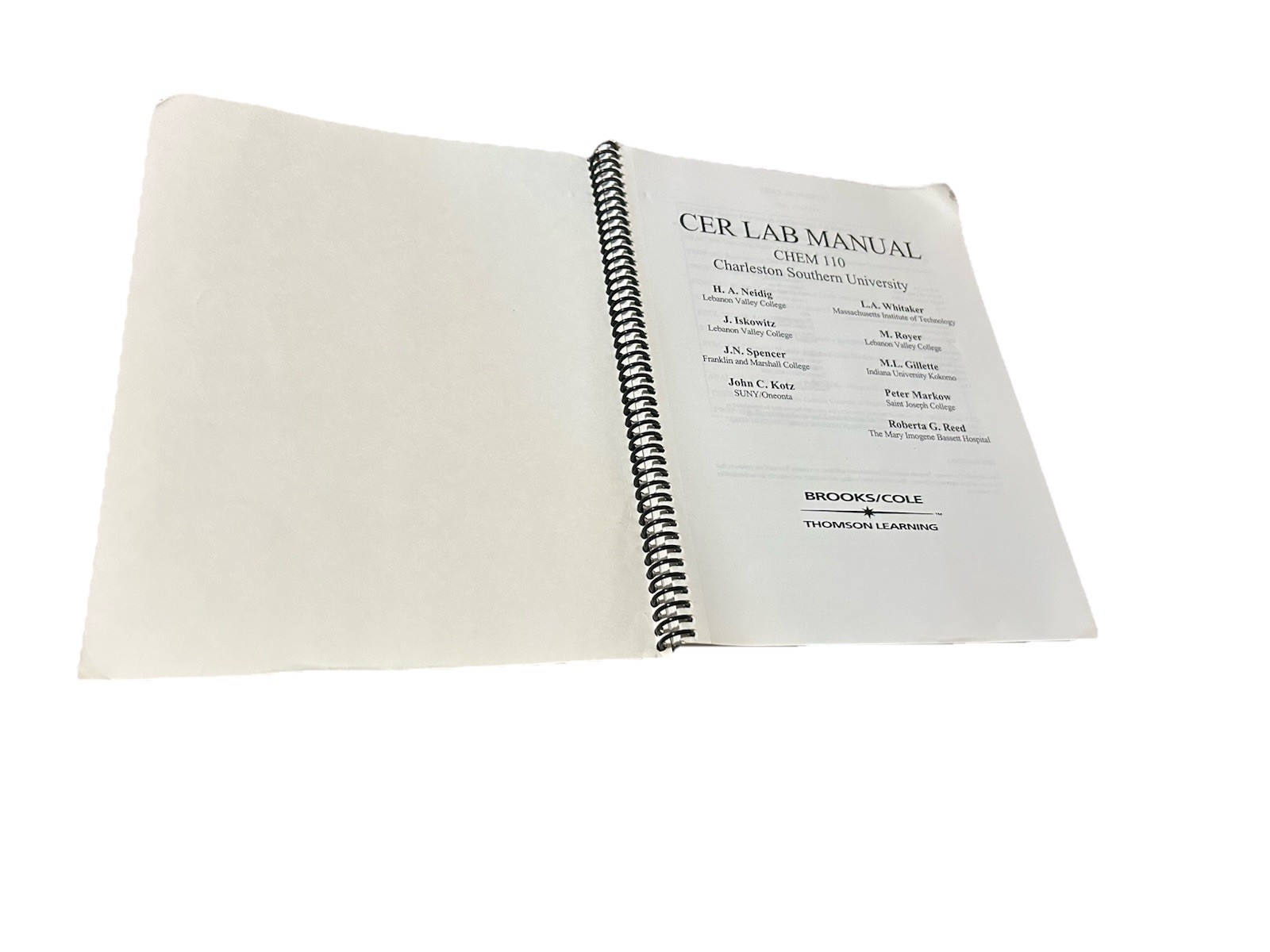 Charleston Southern University Chemistry Lab: CHEM 110 Lab Manual Paperback