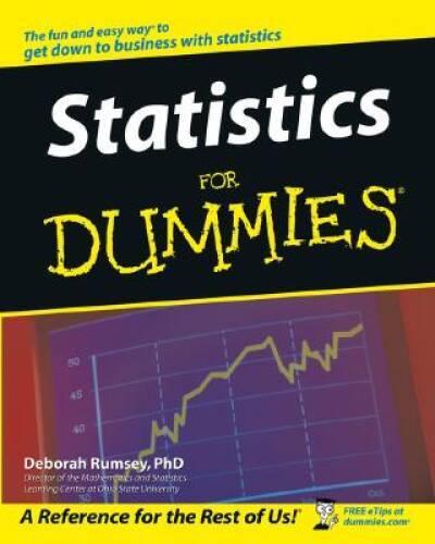 Statistics For Dummies – Paperback By Rumsey, Deborah J. – ACCEPTABLE