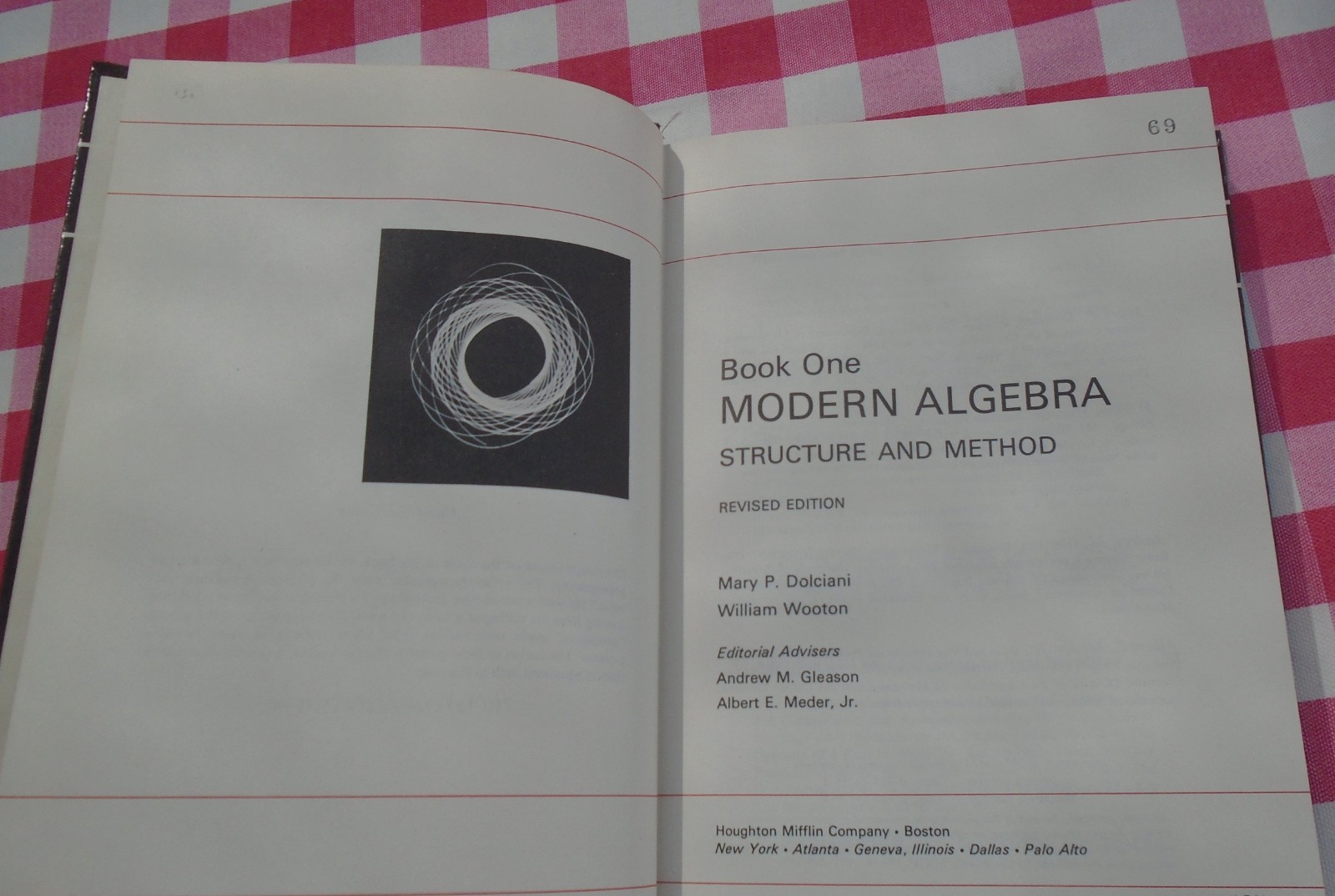 Modern Algebra Structure and Method Book 1 By Mary P. Dolciani Hardcover