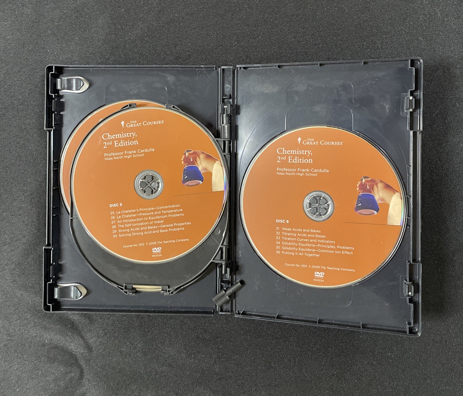 The Great Courses Chemistry Set by Frank Cardulla – DVDs and Course Workbook
