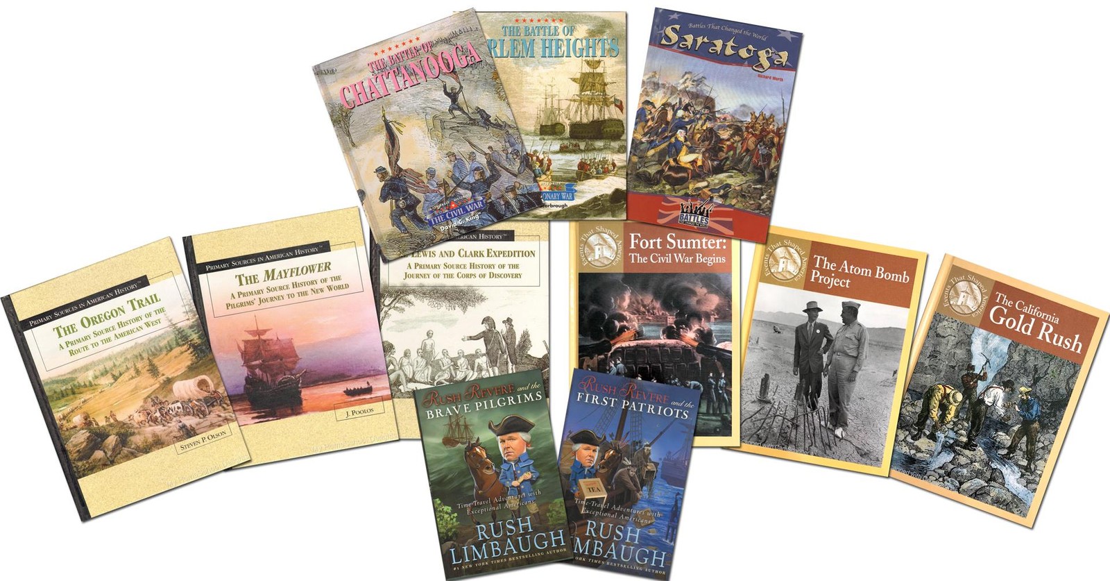 NEW America&rsquo;s Anniversary Homeschool History Lot Gr 4-8 11 Hardcovers Reference