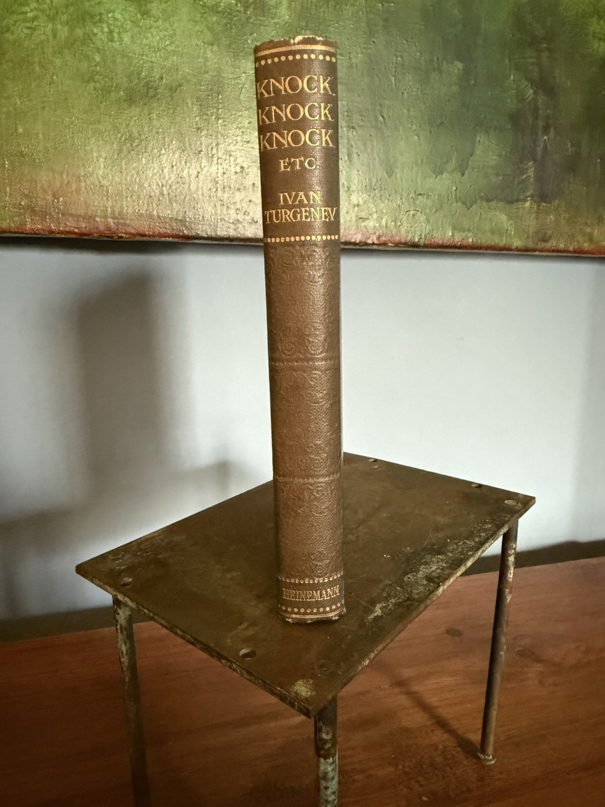 Ivan Turgenev KNOCK, KNOCK, KNOCK & OTHER STORIES 1922 Heinemann UK HC BOOK RARE