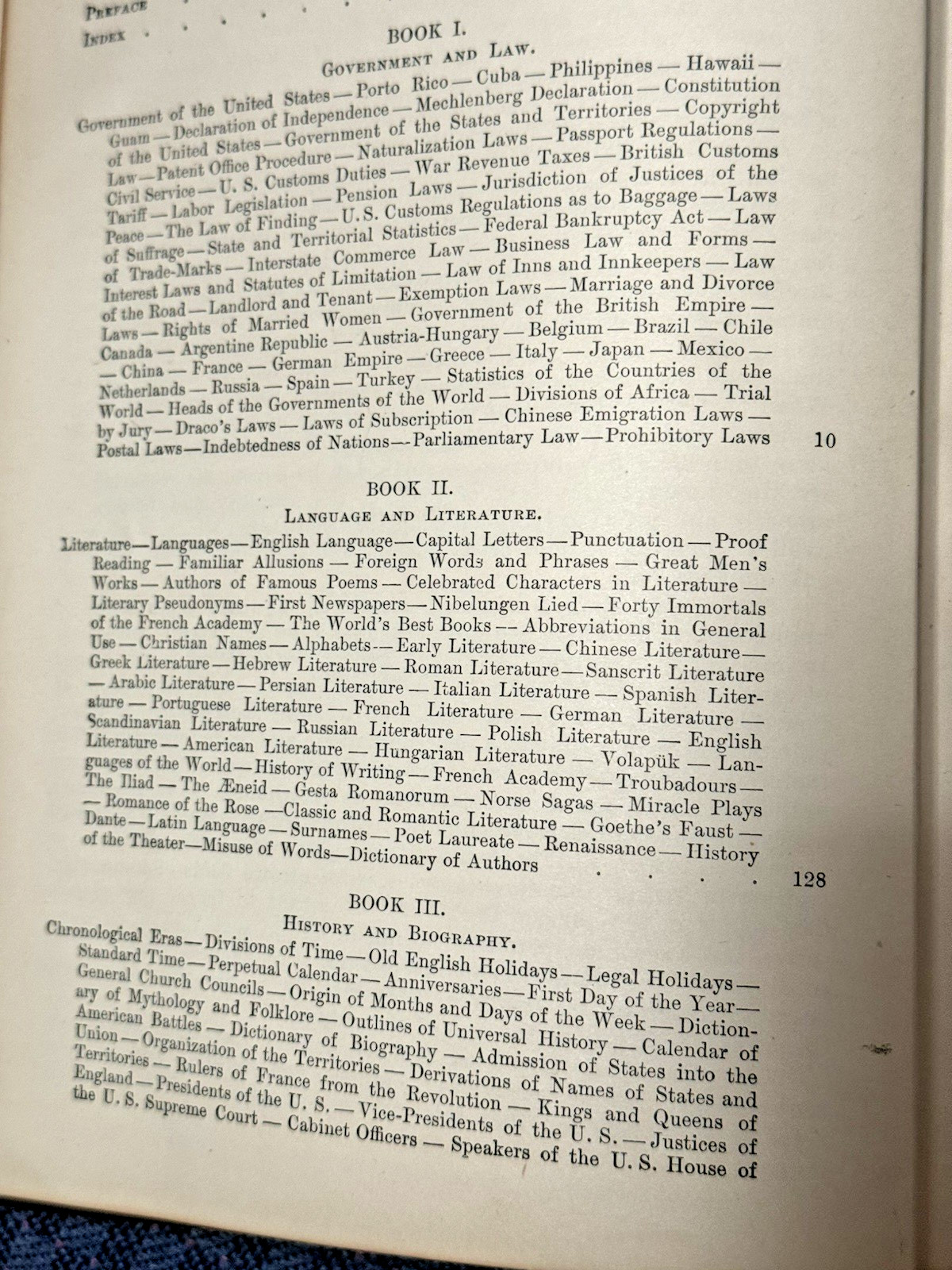 Antique Handbook of Ready Reference; The Century Book of Facts; 1905; Good cond.