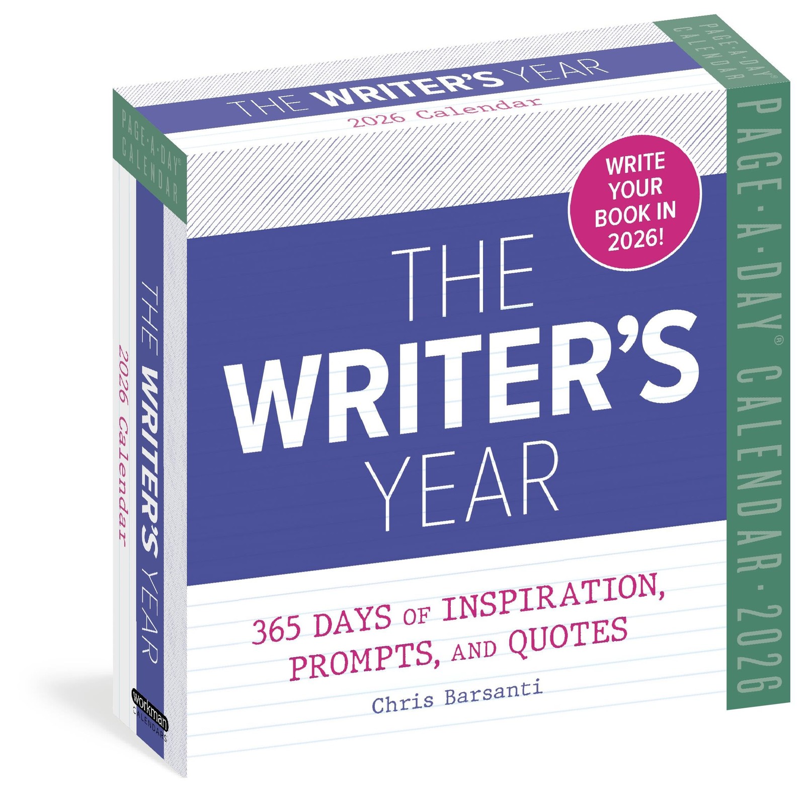 Writer&rsquo;s Year Page-A-Day® Calendar 2026: 365 Days of Inspiration, Prompts, …