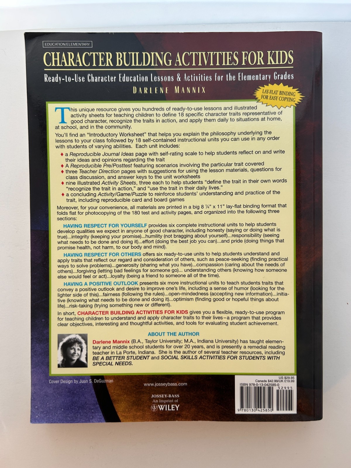 Character Building Activities for Kids Mannix Character Education Lessons
