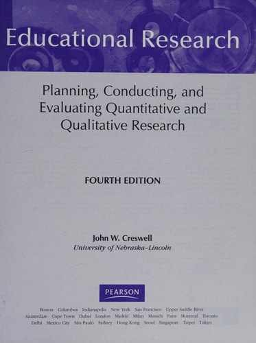 Educational Research – Unknown Binding, by Creswell John W. – Very Good
