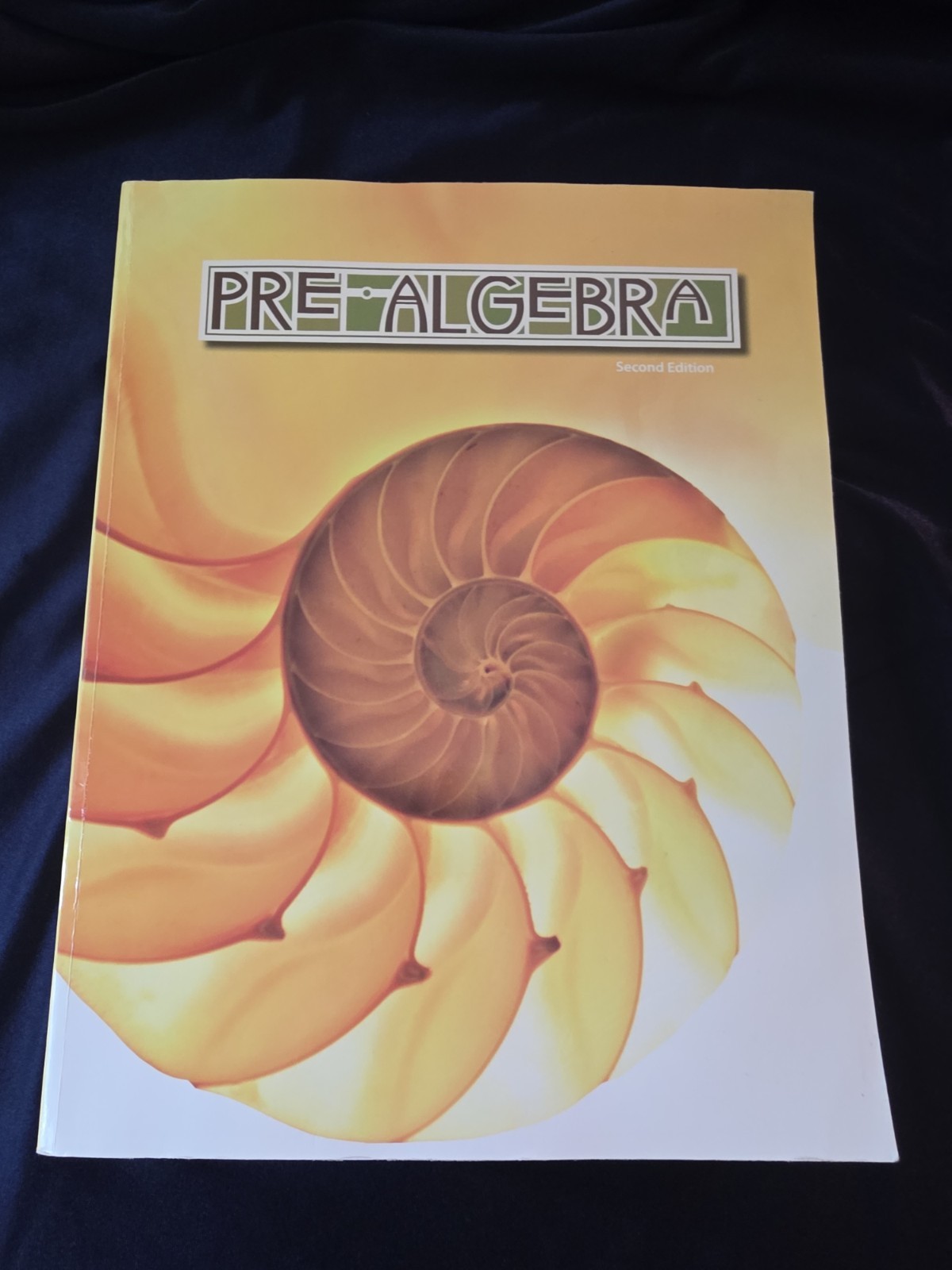 BJU Pre-Algebra Student Textbook 2nd Edition Bob Jones Press PreAlgebra