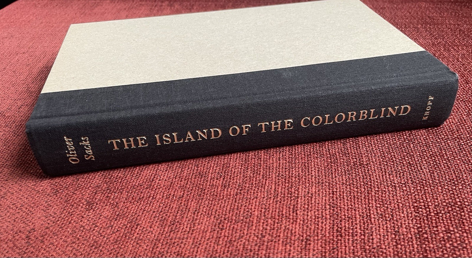 Signed Oliver Sacks – The Island Of The Colorblind – 1st Edition Book Autograph
