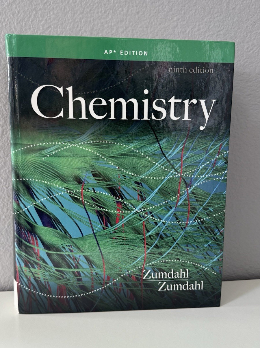 Chemistry AP Edition 9th Edition Zumdahl & Zumdahl Hardcover 2014 Cengage