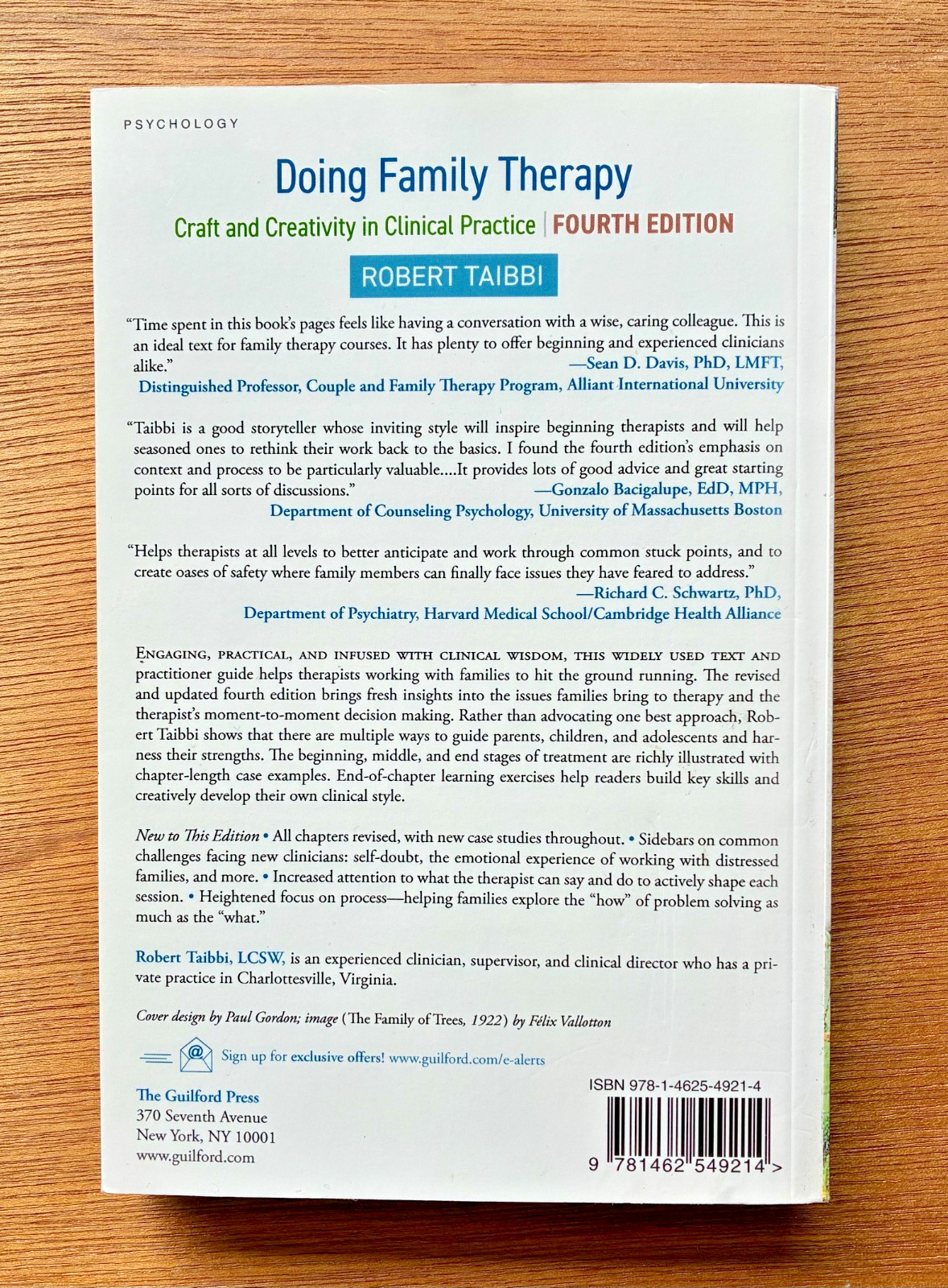 Doing Family Therapy : Craft and Creativity in Clinical Practice, Robert Taibbi