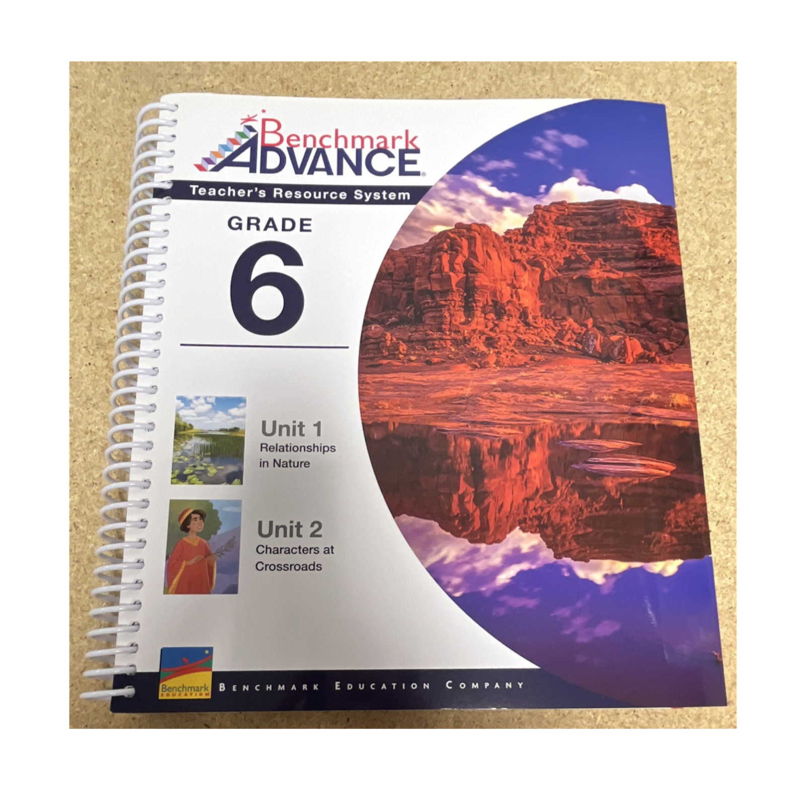 Benchmark Advance Teacher&rsquo;s Edition Grade 6 Spiralbound Textbook 2022