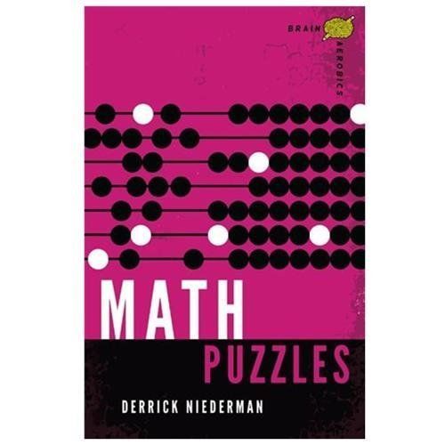 Brain Aerobics Math Puzzles – paperback, 9781454909644, Derrick Niederman, new