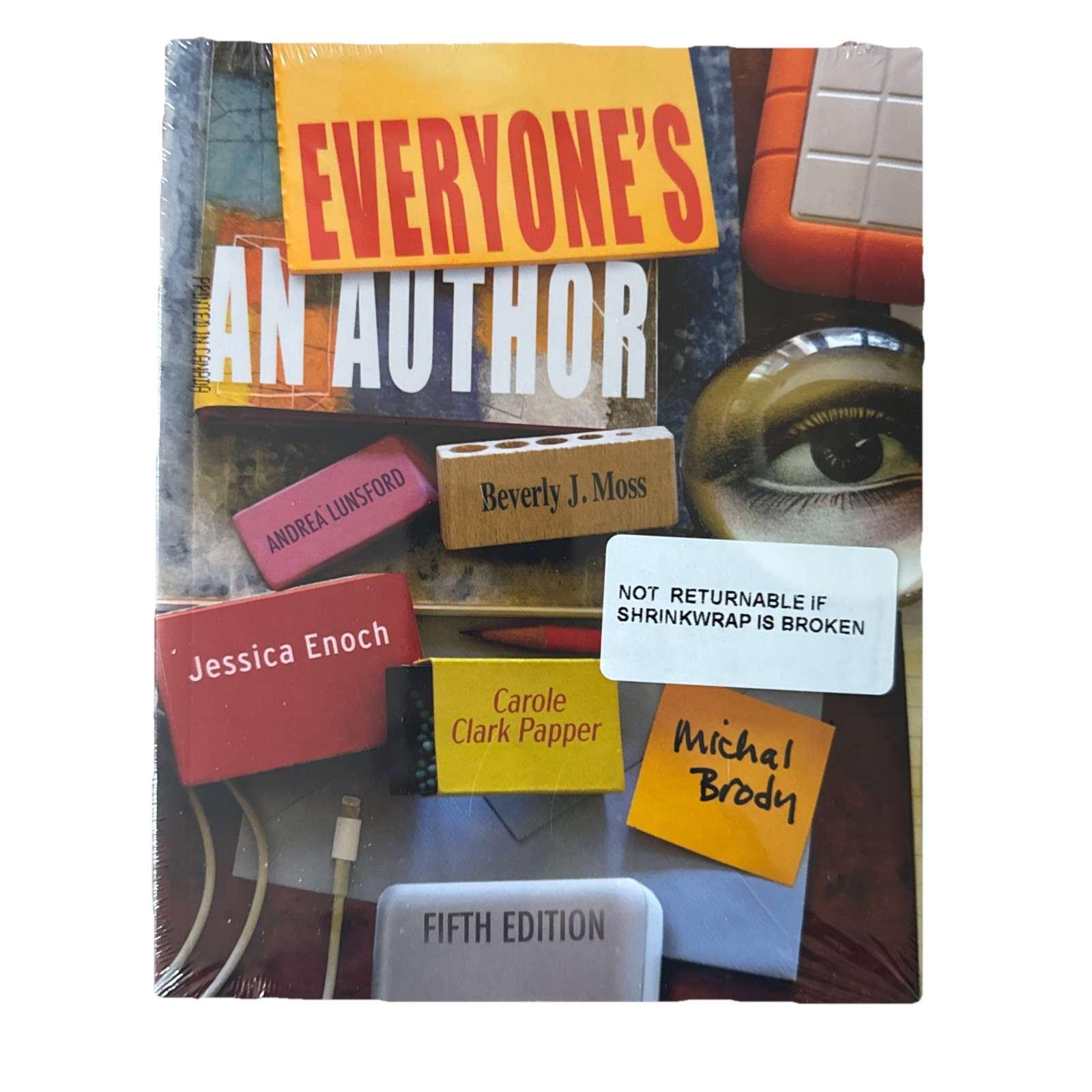 Everyone&rsquo;s An Author 5th edition, composition textbook, W.W. Norton SEALED