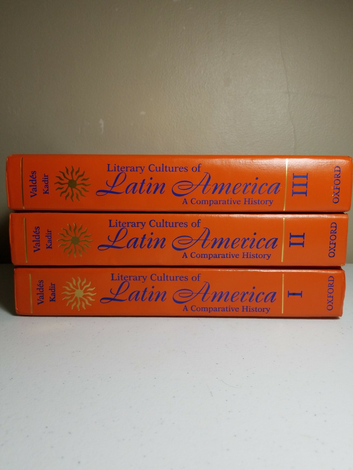 Literary Cultures Of Latin America A Comparative History 3 Volume Set OUP