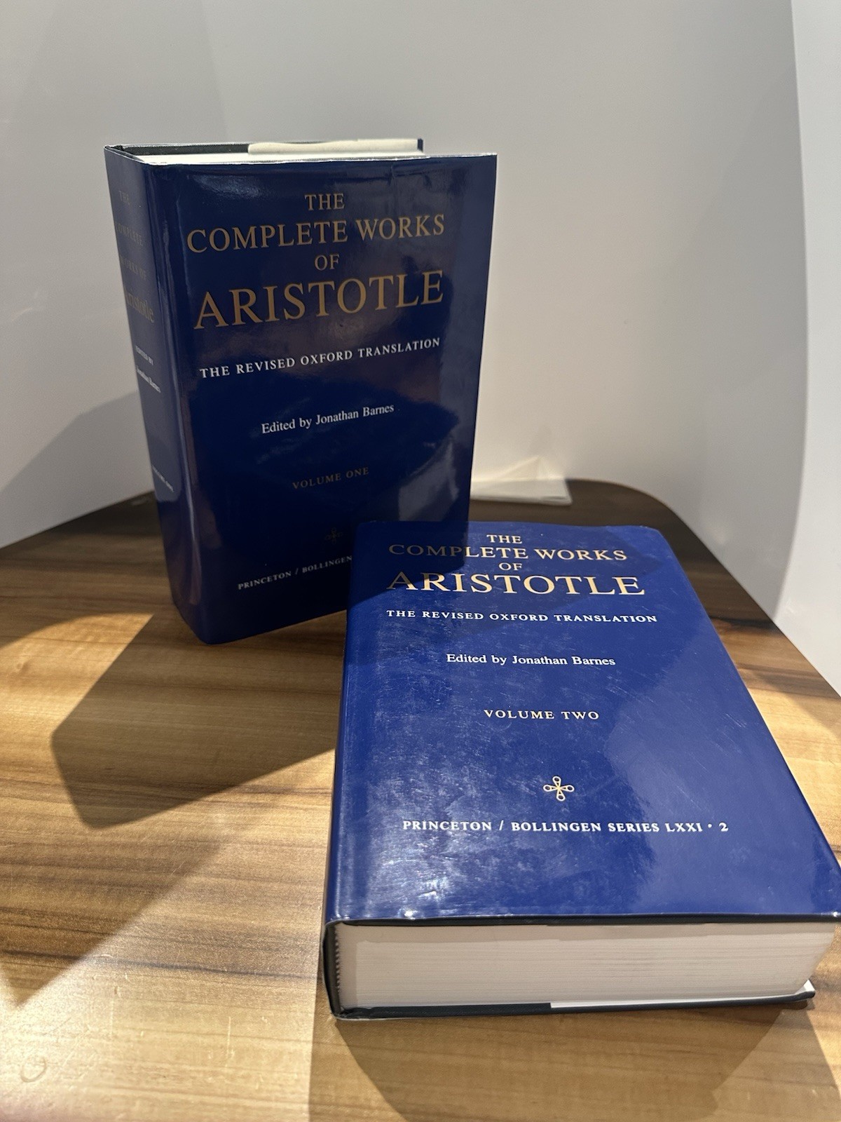 The Complete Works of ARISTOTLE Vols 1 & 2 Revised Oxford Translation Hardcover