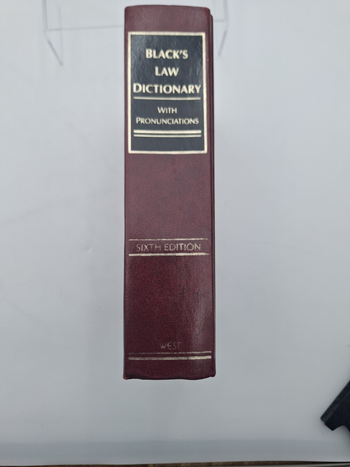 Black&rsquo;s Law Dictionary w Pronunciations; 6th ed; Centennial Edition (1891-1991)