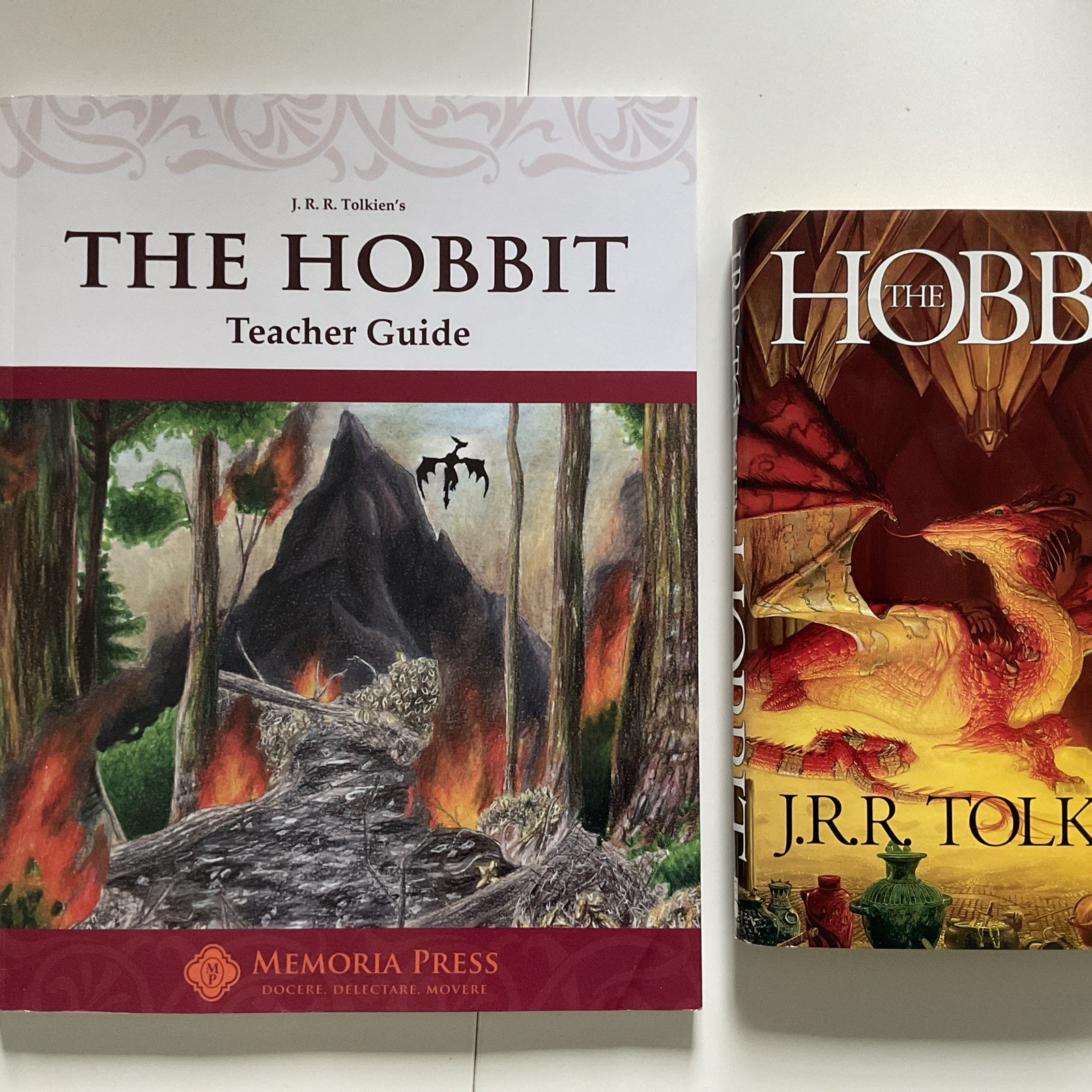 Memoria Press THE HOBBIT Teachers Guide J.R.R. Tolkien & Book Homeschool