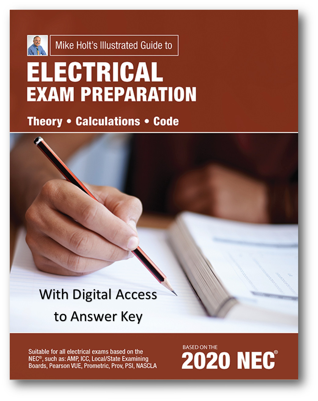 Mike Holt&rsquo;s Electrical Exam Preparation Textbook 2020 Ed.With Digital Answer Key