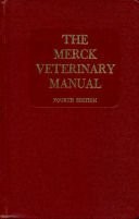 THE MERCK VETERINARY MANUAL: A HANDBOOK OF DIAGNOSIS AND By O. H. Siegmund *VG+*