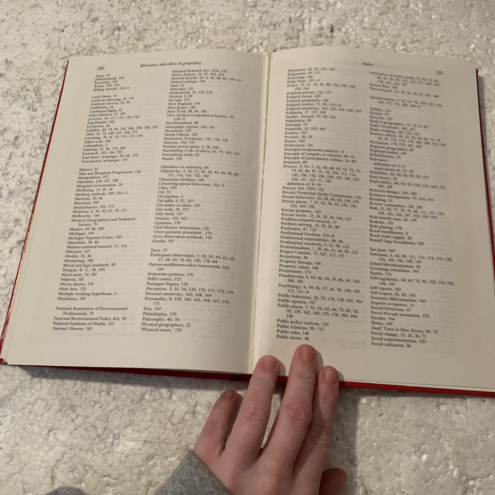 Relevance and Ethics in Geography by Bruce Mitchell & Dianne Draper 1982 HC/1st
