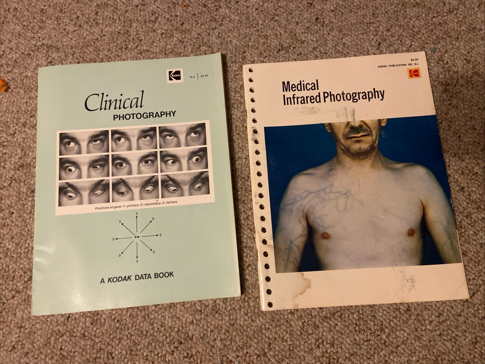 Vintage Kodak Medical Infrared Photography & Clinical Photography No. N-1/N-2