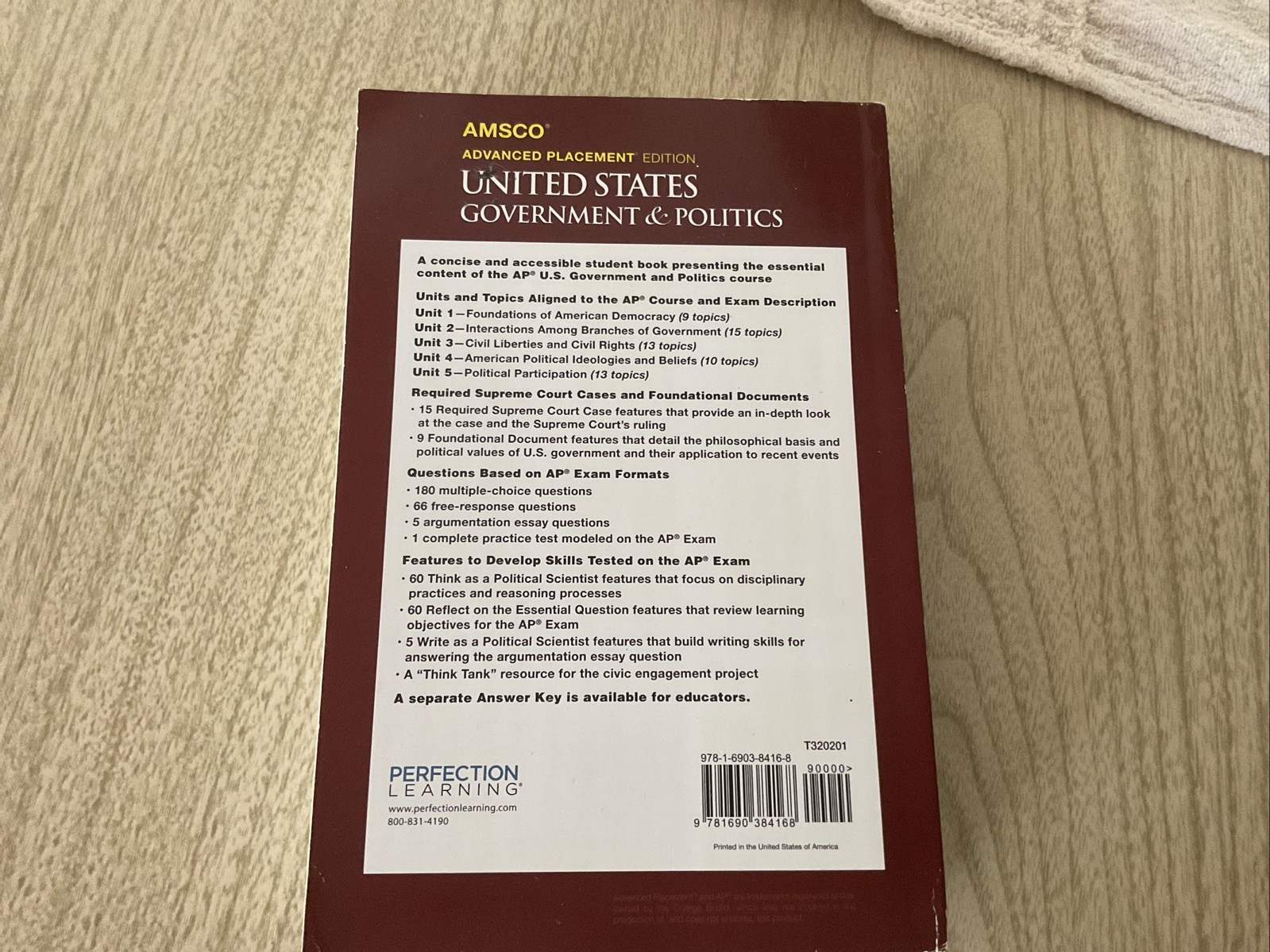 United States Government & Politics AP Edition by David Wolfford