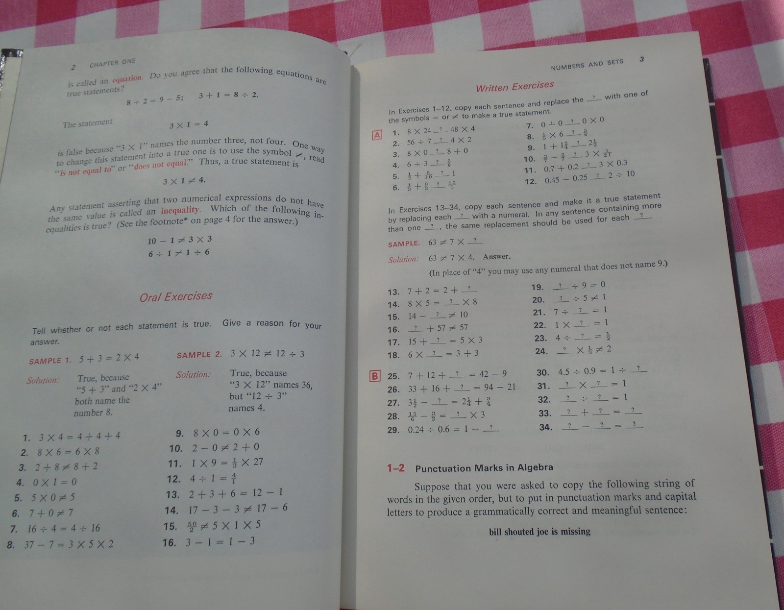 Modern Algebra Structure and Method Book 1 By Mary P. Dolciani Hardcover