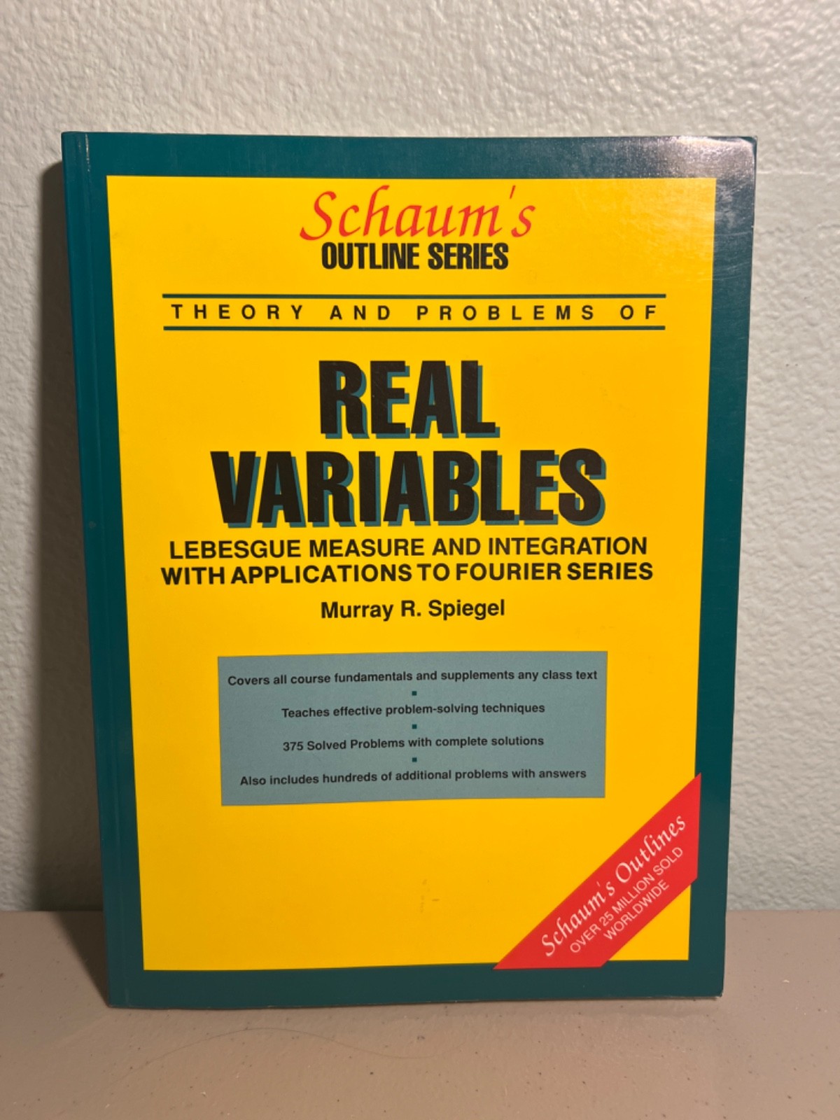Schaum&rsquo;s Outline Series Theory and Problems of Real Variables – Very Good