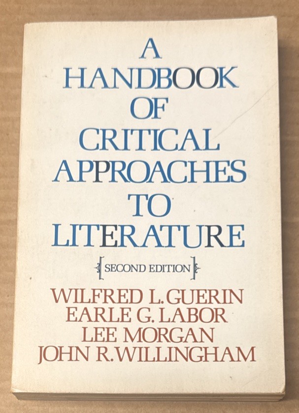 Handbook of Critical Approaches to Literature, 2nd Edition (1979, PB, VINTAGE)