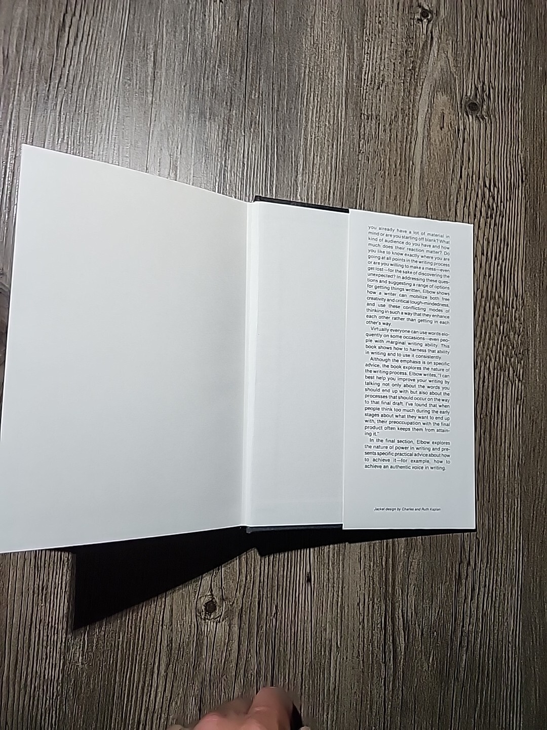 Writing With Power Peter Elbow Hardcover 1981