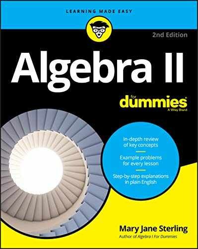 Algebra II For Dummies, 2nd – Paperback, by Mary Jane Sterling – Very Good x