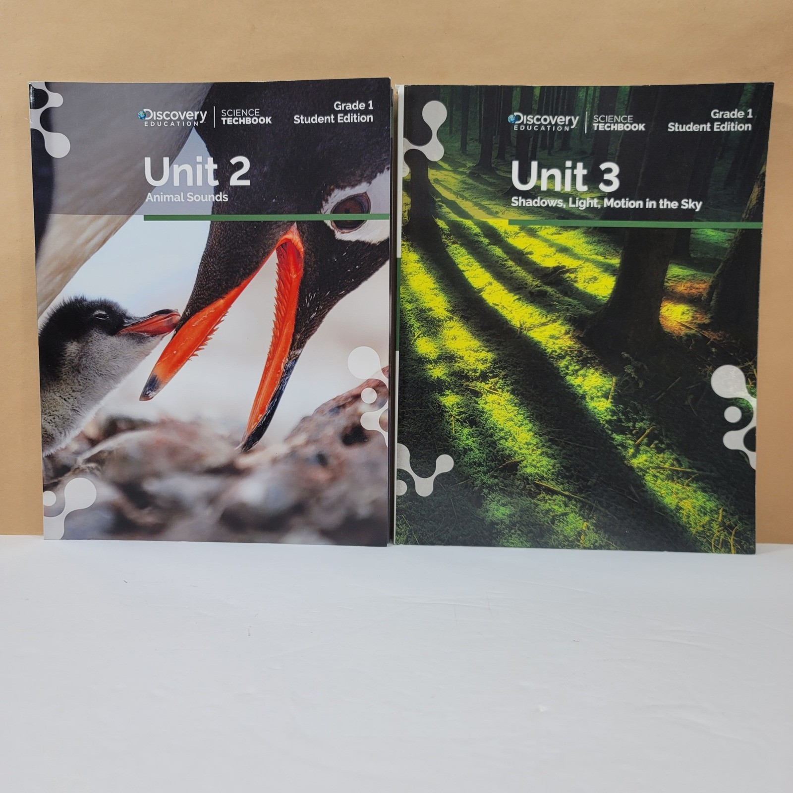 Discovery Education Science Techbook Grade 1 Student Edition Unit 2 & 3 Set