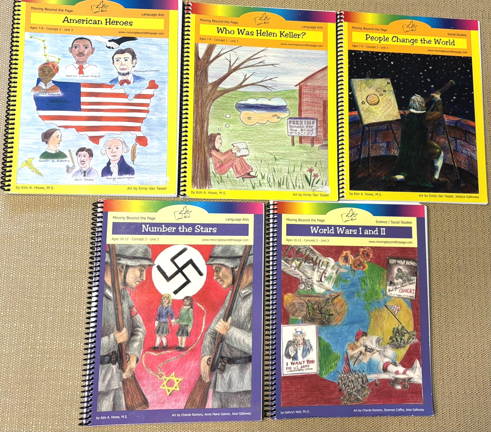 5 Moving Beyond the Page Homeschool Books Age 7-9 10-12 Language￼ Social Studies