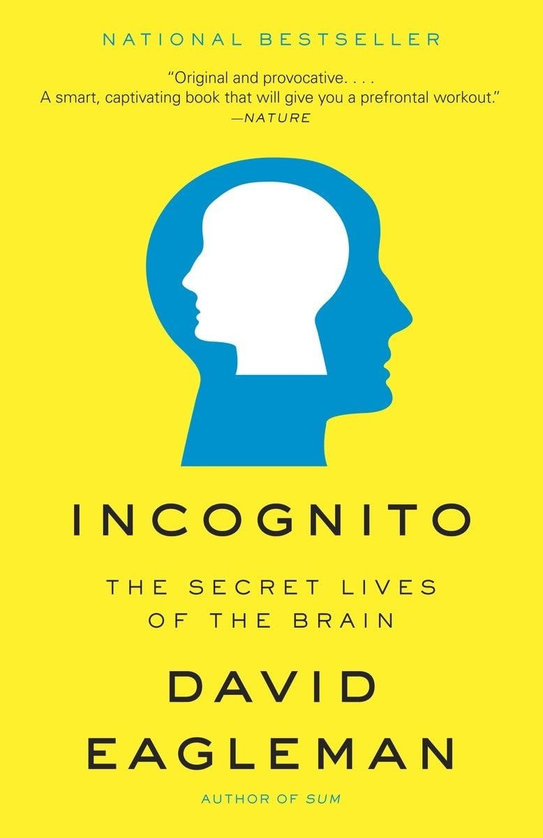 Incognito: The Secret Lives of the Brain – David Eagleman, Vintage, Paperback