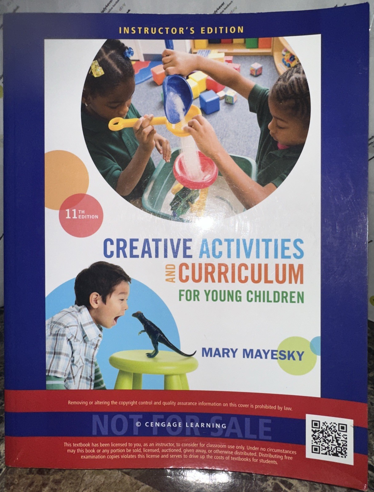 Creative Activities and Curriculum For Young Children by Mary Mayesky Teacher’s