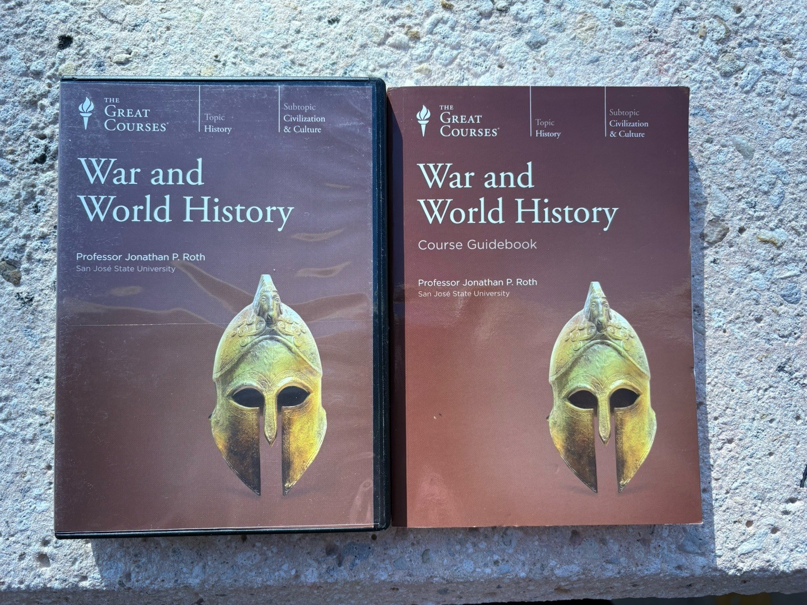 Great Courses – War and World History by Jonathan P. Roth CD + Book