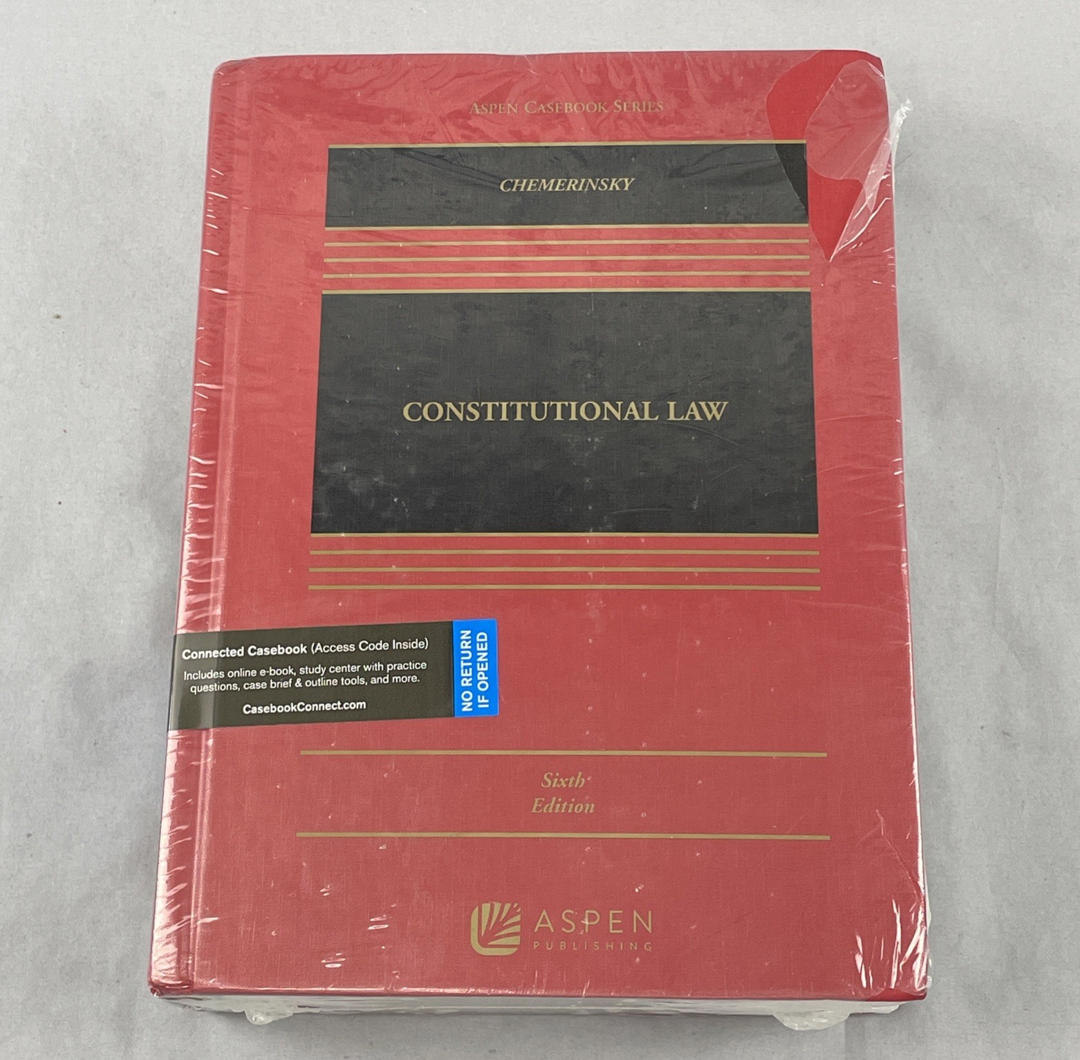 Aspen Constitutional Law Chemerinsky Sixth Edition Hardcover Series New Sealed